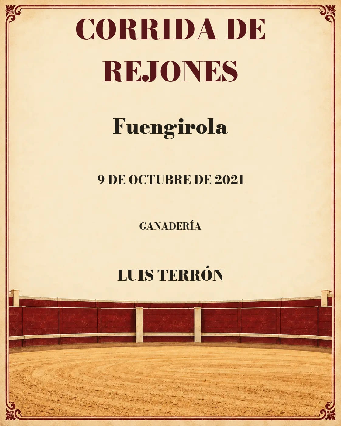 Corrida de Rejones | Fuengirola, Málaga. Fuengirola. 2021-10-09. Luis Terrón