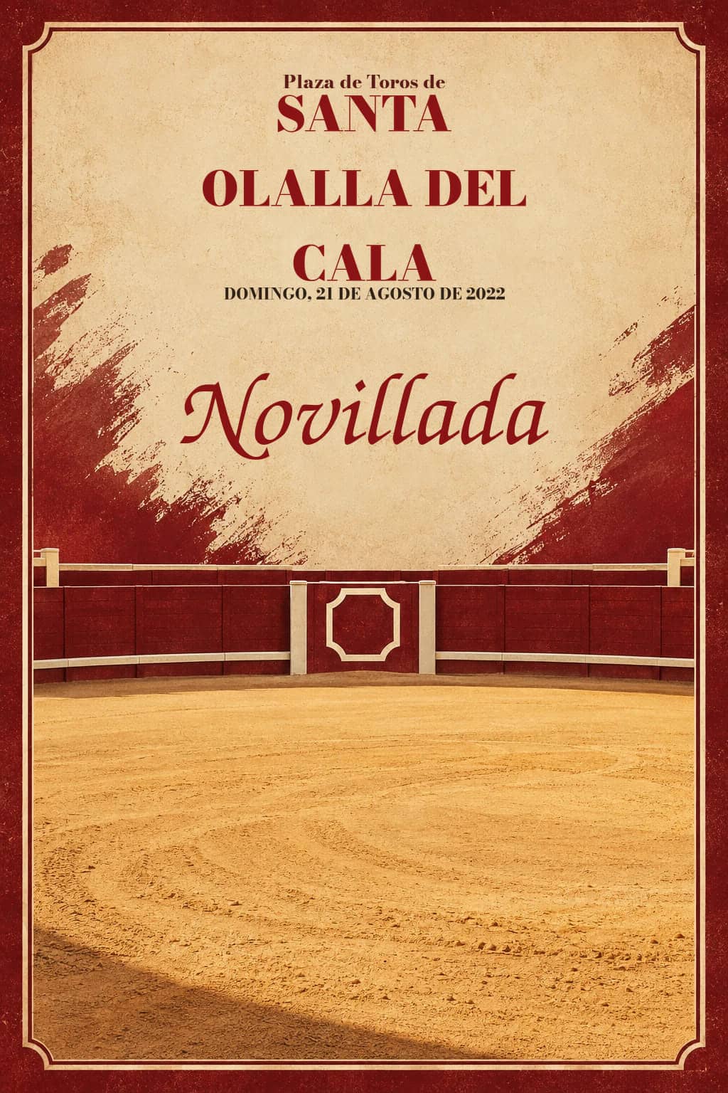Novillada desde Santa Olalla del Cala, Huelva. Santa Olalla del Cala. 2022-08-21