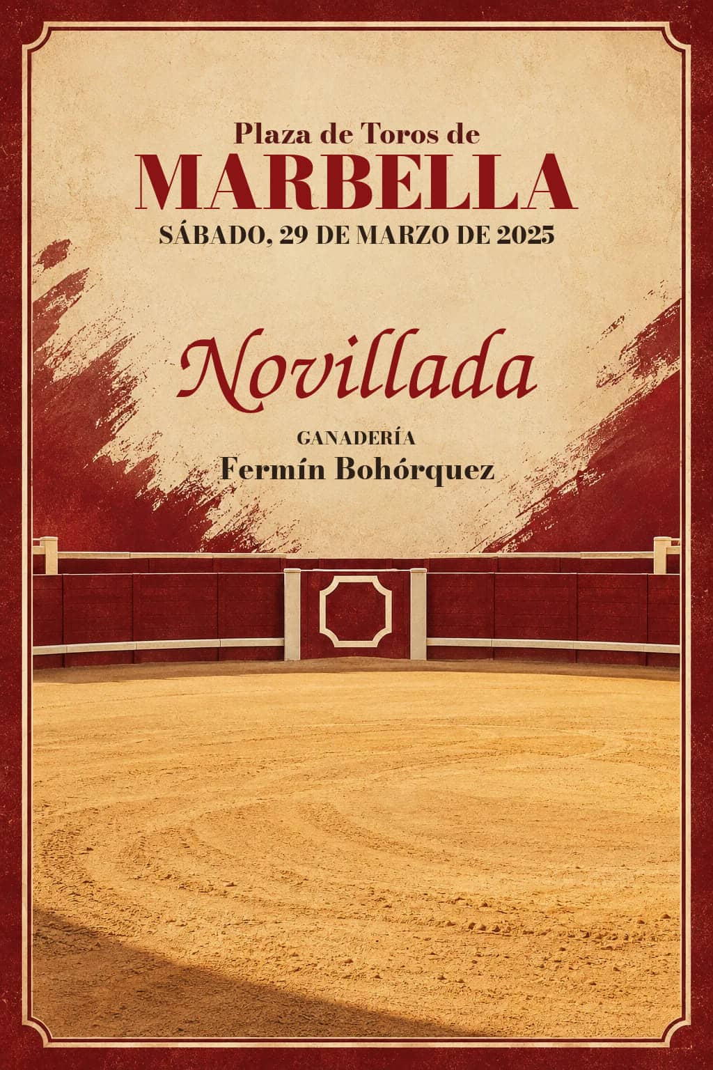 VI Circuito Novilladas Andalucía con picadores | Marbella, Málaga. Marbella. 2025-03-29. Fermín Bohórquez