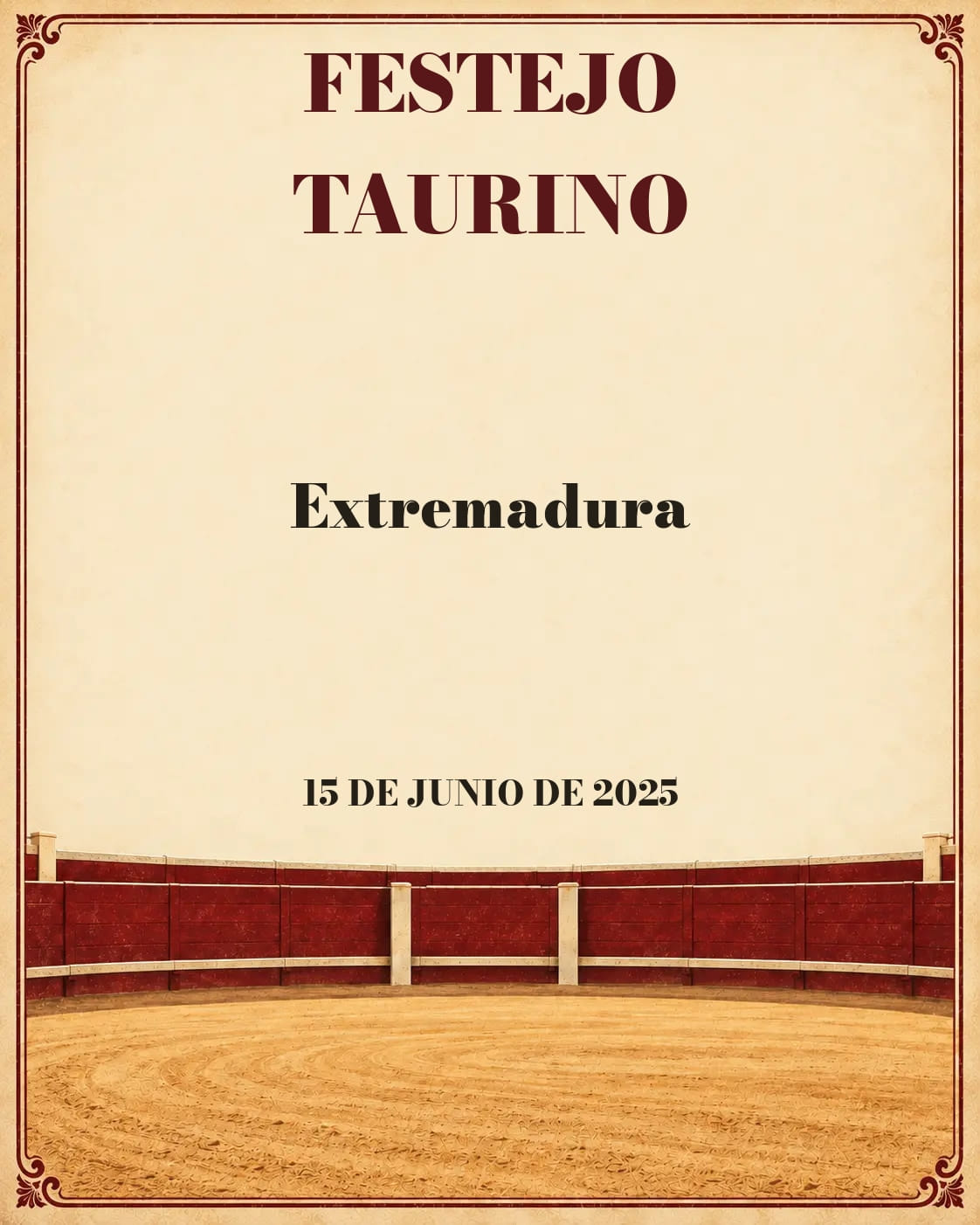 Toros · 15 de junio de 2025. Extremadura. 2025-06-15
