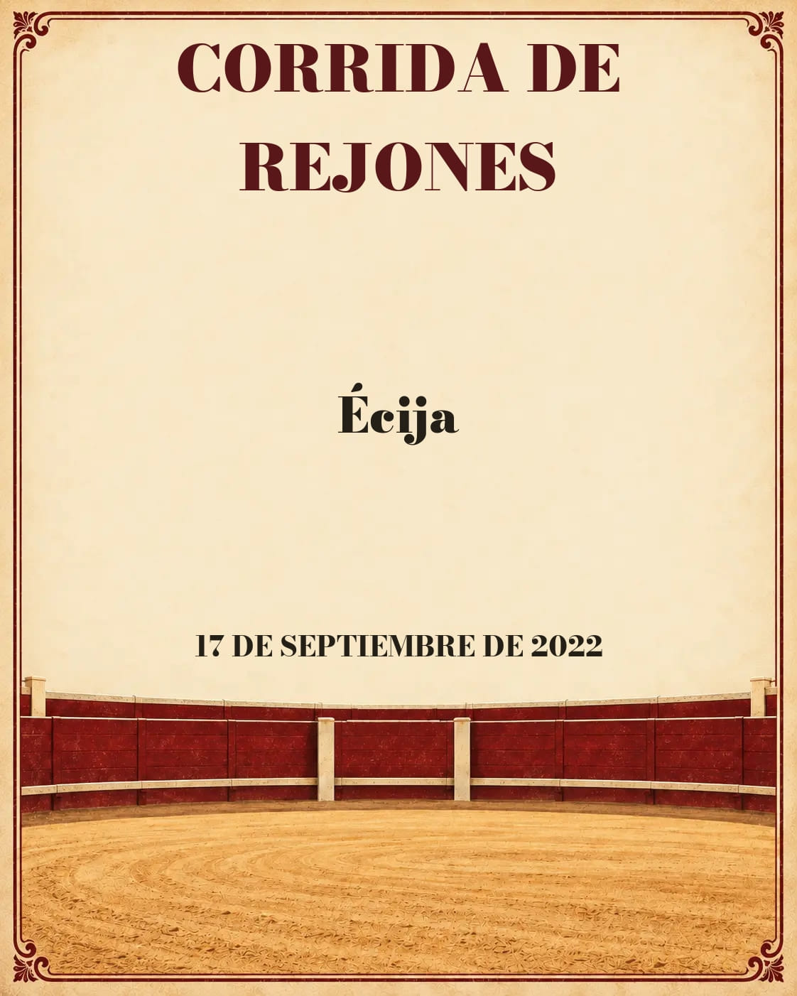 Toros | Écija, Sevilla. Écija. 2022-09-17