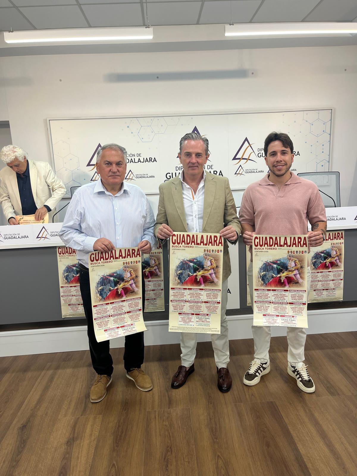 Presentación de Guadalajara Busca un Torero, con final en Horche.