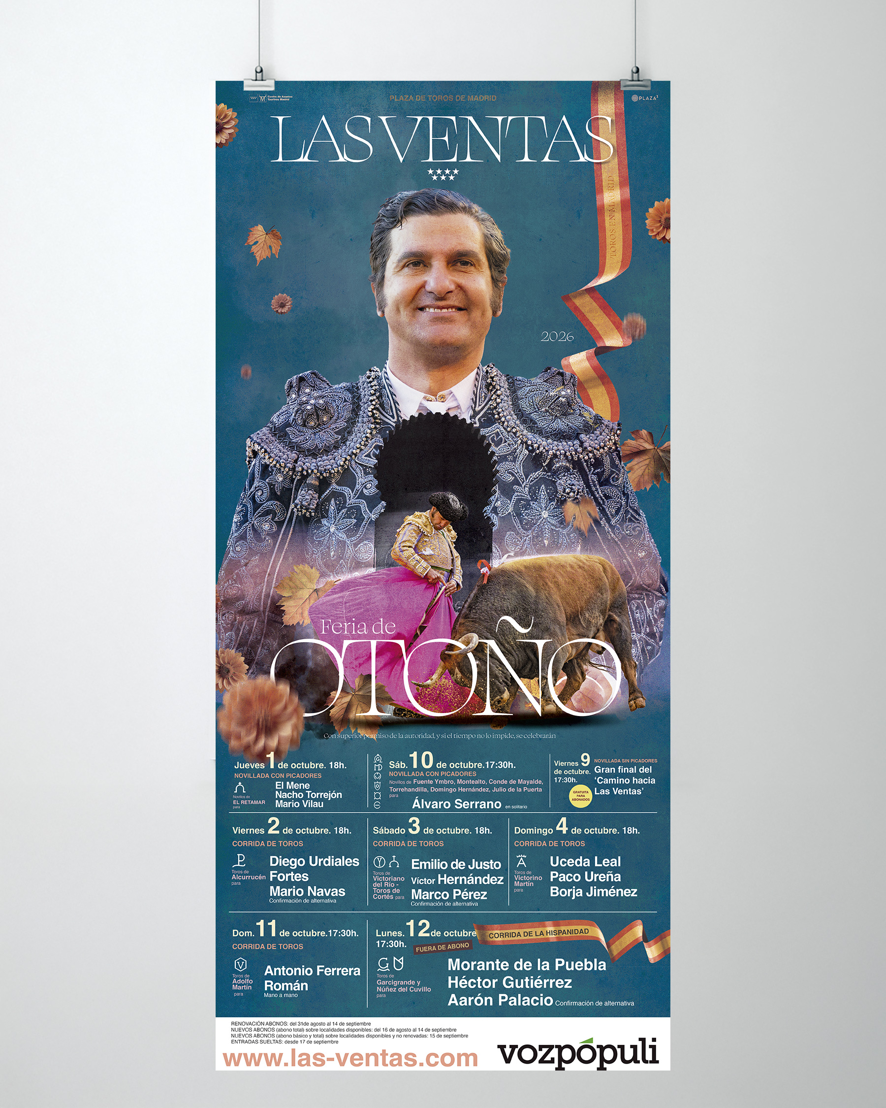 Detalle artístico del cartel oficial de la Feria de Otoño 2026.
