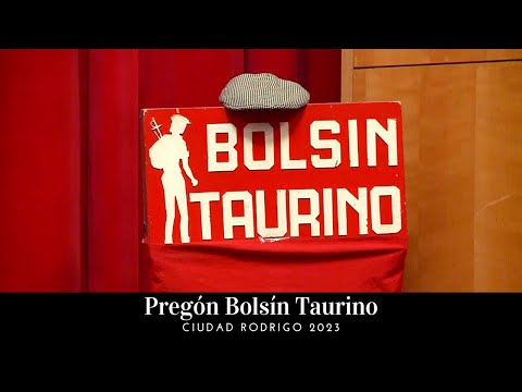 Pregón Bolsín 🐂 Taurino 🐂 Ciudad Rodrigo 2023
