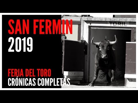 🐂 San Fermin 2019 🐂 PAMPLONA 2019 🔴CRÓNICAS COMPLETAS 🔴