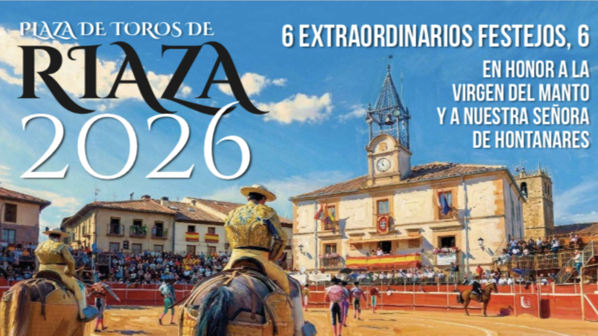 Detalle del cartel de la Feria de Riaza 2026.