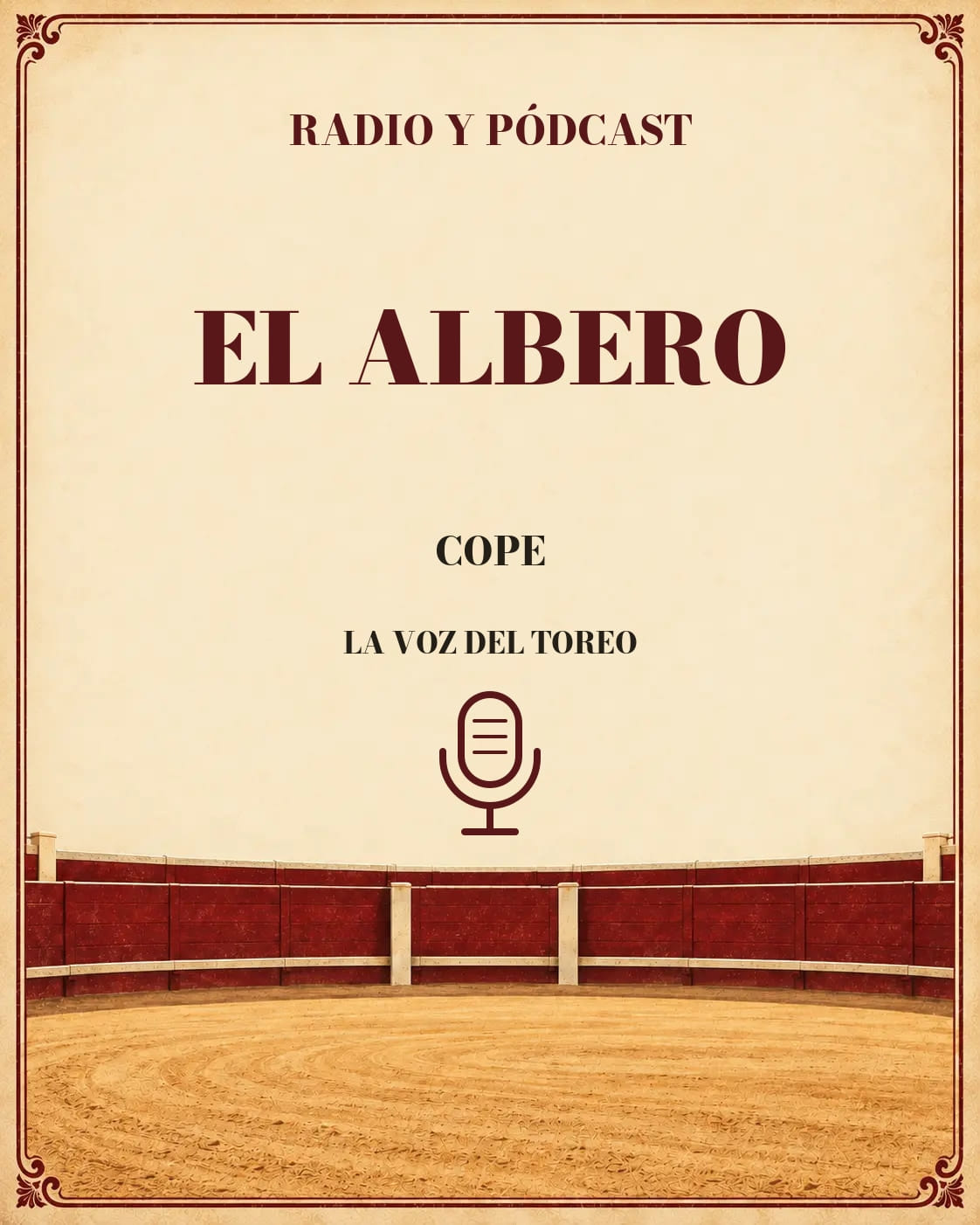 El Albero · COPE · Pódcast. Cartela del programa.